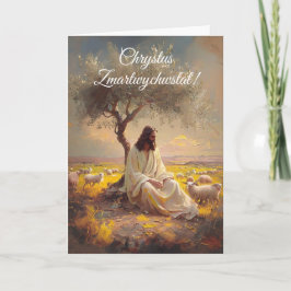 Vintages Polnisches Ostern Wesolego Alleluja Chris Einladung