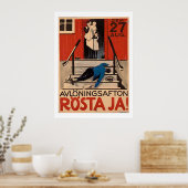 Vintages Polnisches Prohibition Poster 1922 (Küche)