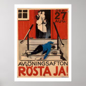 Vintages Polnisches Prohibition Poster 1922 (Vorne)