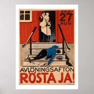 Vintages Polnisches Prohibition Poster 1922