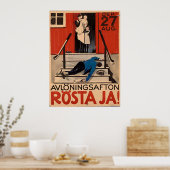 Vintages Polnisches Prohibition Poster 1922 Große  (Küche)