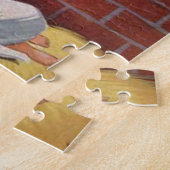 Vintages polnisches Wesołyeh Świąt WeihnachtsRetro Puzzle (Seite)