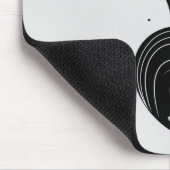 Vintages Polster für Schwarze Katze Mousepad (Ecke)
