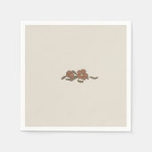 Vintages Pomegranat Serviette (Vorderseite)