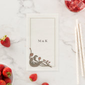 Vintages Pomegranat Serviette (Beispiel)