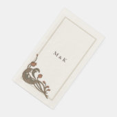 Vintages Pomegranat Serviette (Ecke)