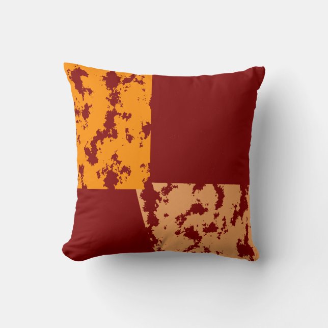 Vintages Pop-Kunst-Kissen Veras Neumann buntes Kissen (Vorderseite)