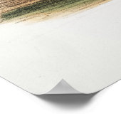 Vintages Porcupine Poster (Ecke)