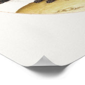 Vintages Porcupine Poster (Ecke)