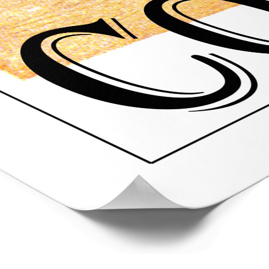 Vintages Porthcurno Beach Poster (Ecke)