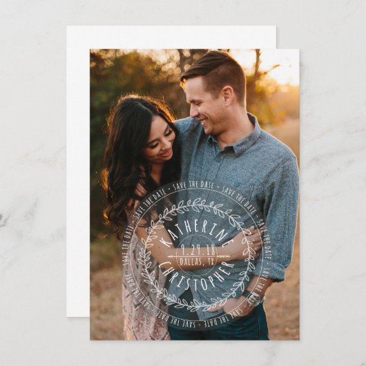 Vintages Porto Save the Date (Vorne/Hinten)