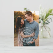 Vintages Porto Save the Date (Stehend Vorderseite)