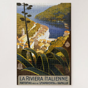 Vintages Portofino Italien Riviera Puzzle