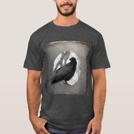 Vintages Portrait Crow T - Shirt