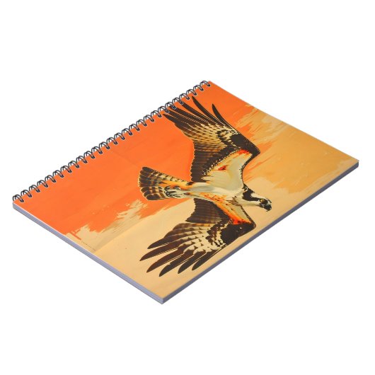 Vintages Portrait der Osprey Notizblock (Linke Seite)