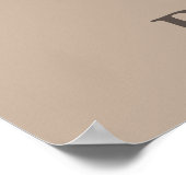 Vintages Portrait des Dichters Phillis Wheatley Poster (Ecke)