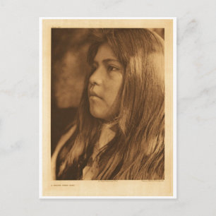 Vintages Portrait eines nativen Amerikanischen Ure Postkarte