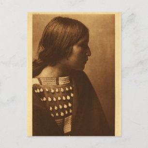 Vintages Portrait eines nativen Amerikanischen Ure Postkarte