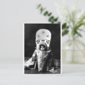 Vintages Portrait eines nativen Amerikanischen Ure Postkarte (Stehend Vorderseite)