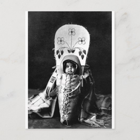 Vintages Portrait eines nativen Amerikanischen Ure Postkarte (Vorderseite)