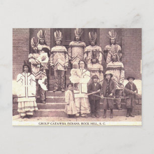 Vintages Portrait eines nativen Amerikanischen Ure Postkarte
