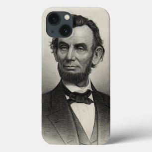 Vintages Portrait von Abraham Lincoln iPhone 13 Hülle