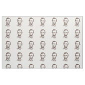 Vintages Portrait von Abraham Lincoln Stoff (Fat Quarter (45,7 x 55,9 cm))