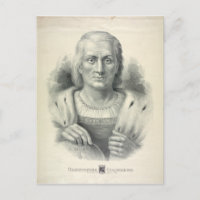 Vintages Portrait von Christoph Kolumbus
