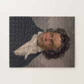 Vintages Portrait von Ludwig van Beethoven (1870) Puzzle (Horizontal)