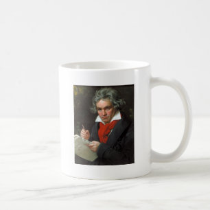 Vintages Porträt des Komponisten Ludwig von Beeth Kaffeetasse
