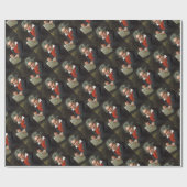 Vintages Porträt des Komponisten, Ludwig von Geschenkpapier (Flach)