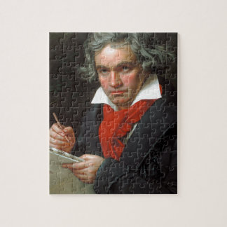 Vintages Porträt des Komponisten, Ludwig von Puzzle