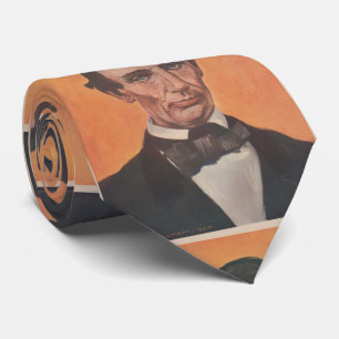 Vintages Porträt von Abraham Lincoln (1895) Krawatte