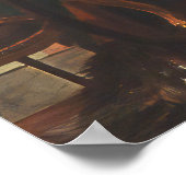 Vintages Porträt von Frauen und Hunden Poster (Ecke)