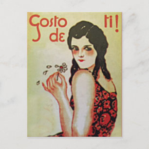 Vintages Portugal III Postkarte