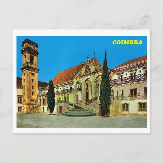 Vintages Portugal, Kloster Coimbra Postkarte (Vorderseite)