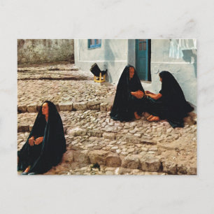 Vintages Portugal, Nazare, Ehefrauen der Fischer Postkarte
