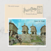 Vintages Portugal, Serra do Soaja, Friedhof, Postkarte (Vorne/Hinten)