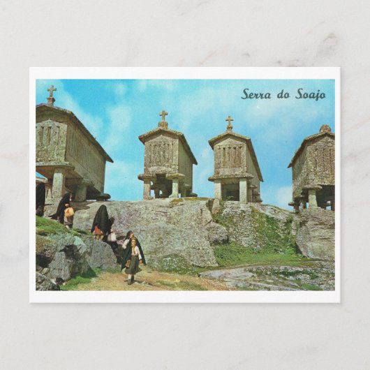 Vintages Portugal, Serra do Soaja, Friedhof, Postkarte (Vorderseite)