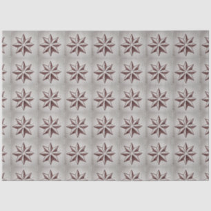 Vintages Portugiesisch Azulejos Star Gray Decoupag Seidenpapier