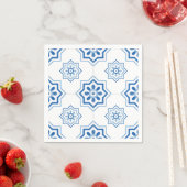 Vintages portugiesisches Azulejo BLAUE Tile Muster Serviette (Beispiel)