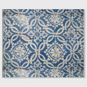 Vintages portugiesisches azulejo geschenkpapier (Flach)