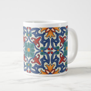 Vintages portugiesisches Azulejos-Muster Jumbo-Tasse