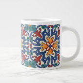 Vintages portugiesisches Azulejos-Muster Jumbo-Tasse (Rechts)