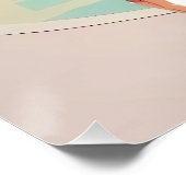 Vintages Poster (Ecke)