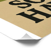 Vintages Poster (Ecke)