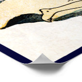 Vintages Poster "Child on Beach" Print (Ecke)