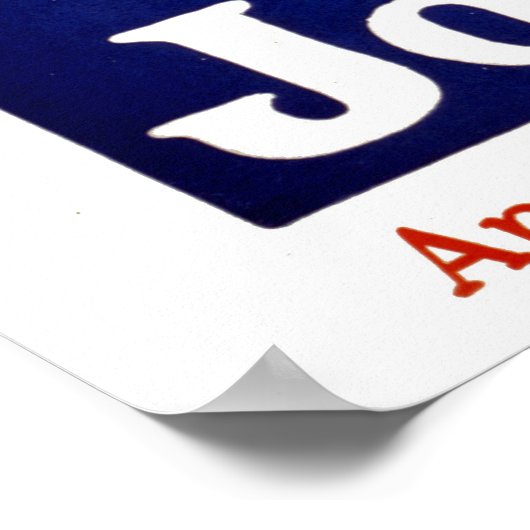 Vintages Poster der US-Marine (Ecke)