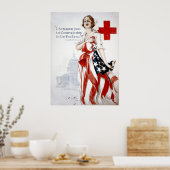Vintages Poster des amerikanischen Roten Kreuzes z (Küche)