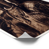 Vintages Poster des Weißen Schildes Arikara (Ecke)